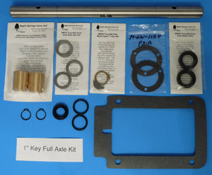 Troy Bilt HORSE Wheel Axle "Complete" Rebuild Kit M-GW-1235 1" Key Shaft seals gaskets Bushings Shims