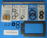 Troy Bilt HORSE Wheel Axle "Complete" Rebuild Kit M-GW-1235 1" Key Shaft seals gaskets Bushings Shims