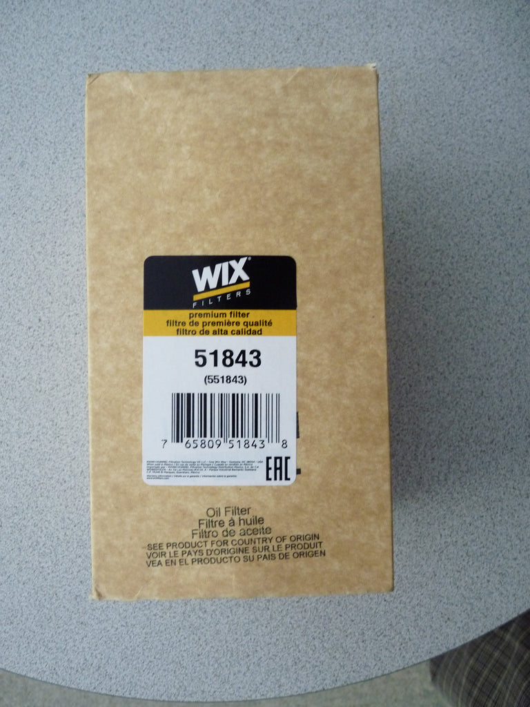 WIX #51843 Spin-On Oil Filter Replaces AGCO/Oliver 106066A Filters